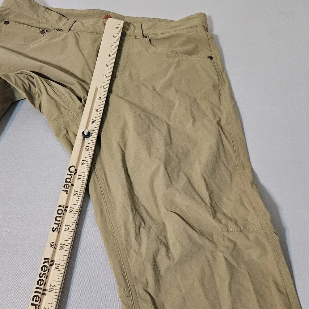 LL Bean‎ Pants Mens 30x29 Beige Nylon Stretch Hiking Cargo Performance